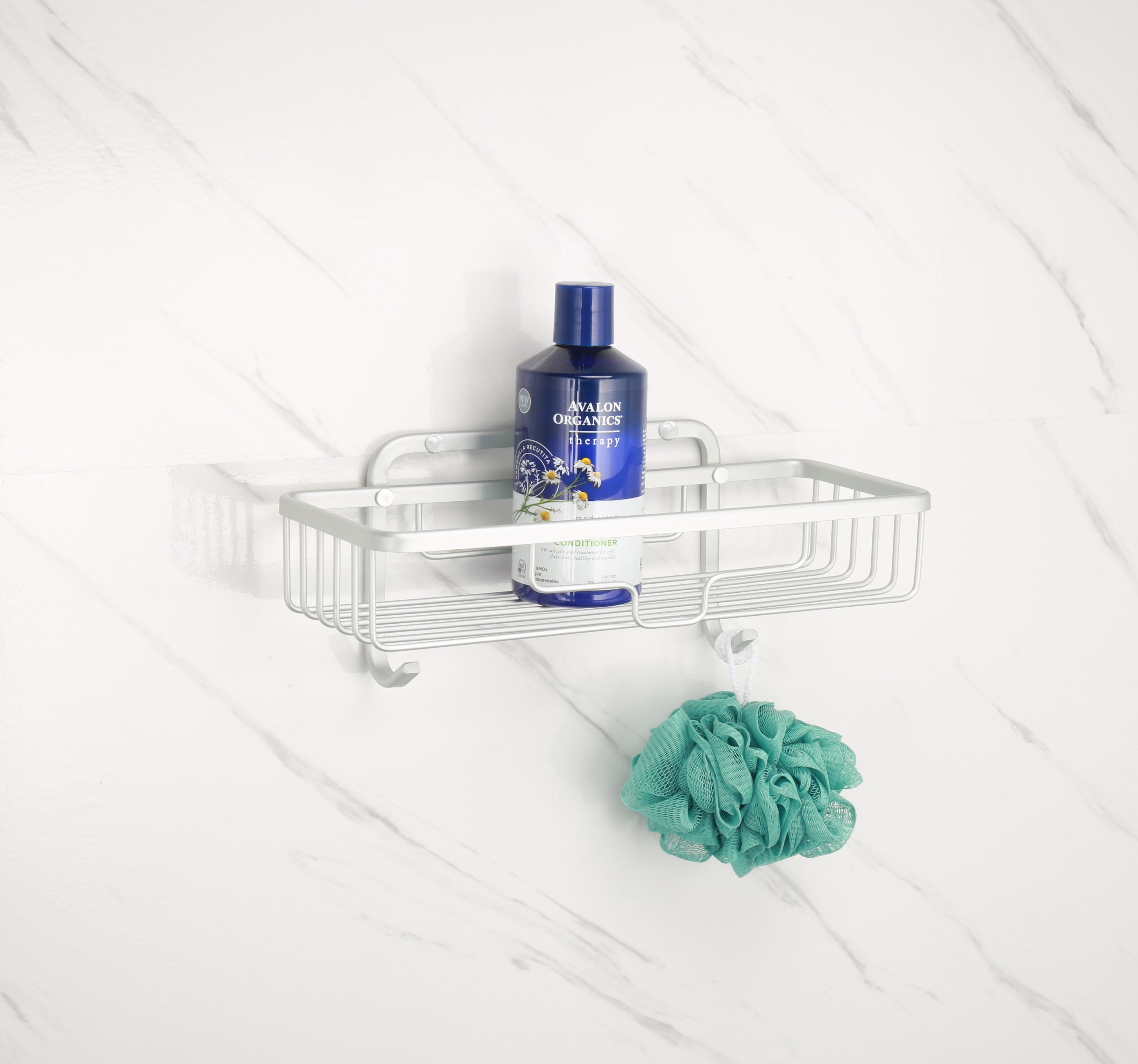 מדף ישר אלומיניום בגימור טבעי