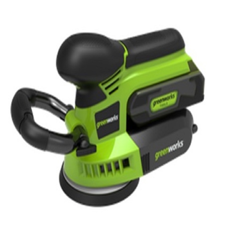 מלטשת אקצנטרית 24V גוף בלבד GreenWorks