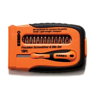 סט ביטים+מברג 16 יח KENDO