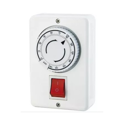 טיימר מכני 180 דק' מלבני להתקנה בולטת עהט – בבליסטר