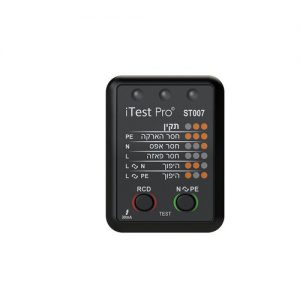 בודק שקע ישראלי iTest