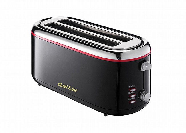 טוסטר קופץ בטיחותי 4 פרוסות COOL TOUCH ATL-032 גולד ליין