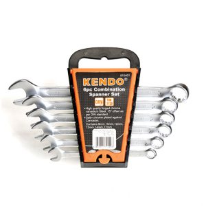 סט רינג פתוח 8-17 ממ 6 יח במתלה KENDO