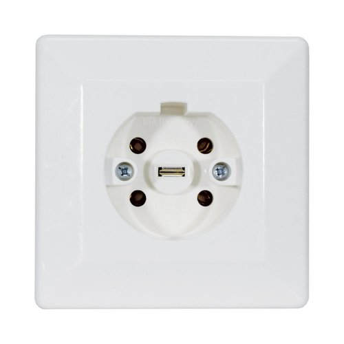 שקע 5 פינים תלת פאזי תחת הטיח